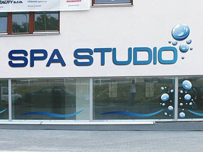 Spa studio - označení prodejny
