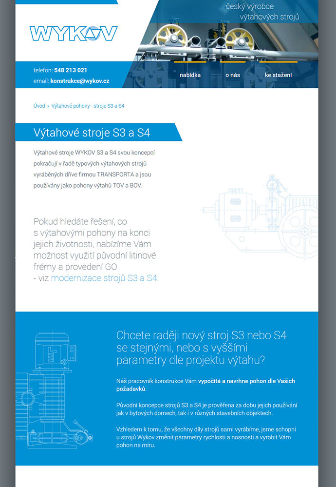 design webu pro firmu Wykov - 4