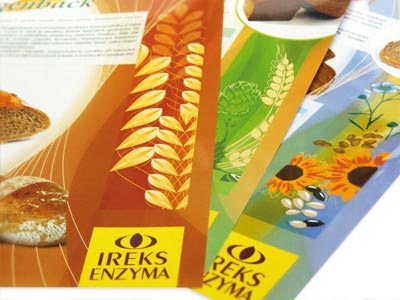 Design tiskovin pro firmu IREKS