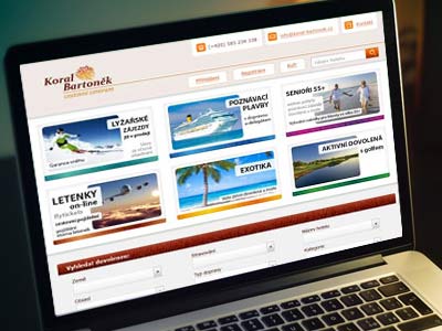 Korál-Bartoněk - webdesign