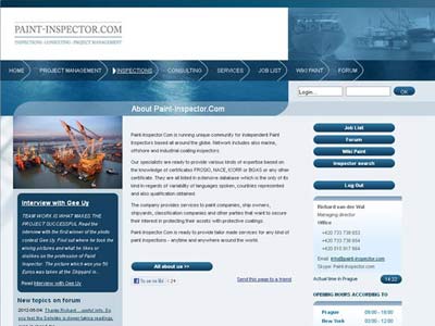 webdesign Paintinspector.com