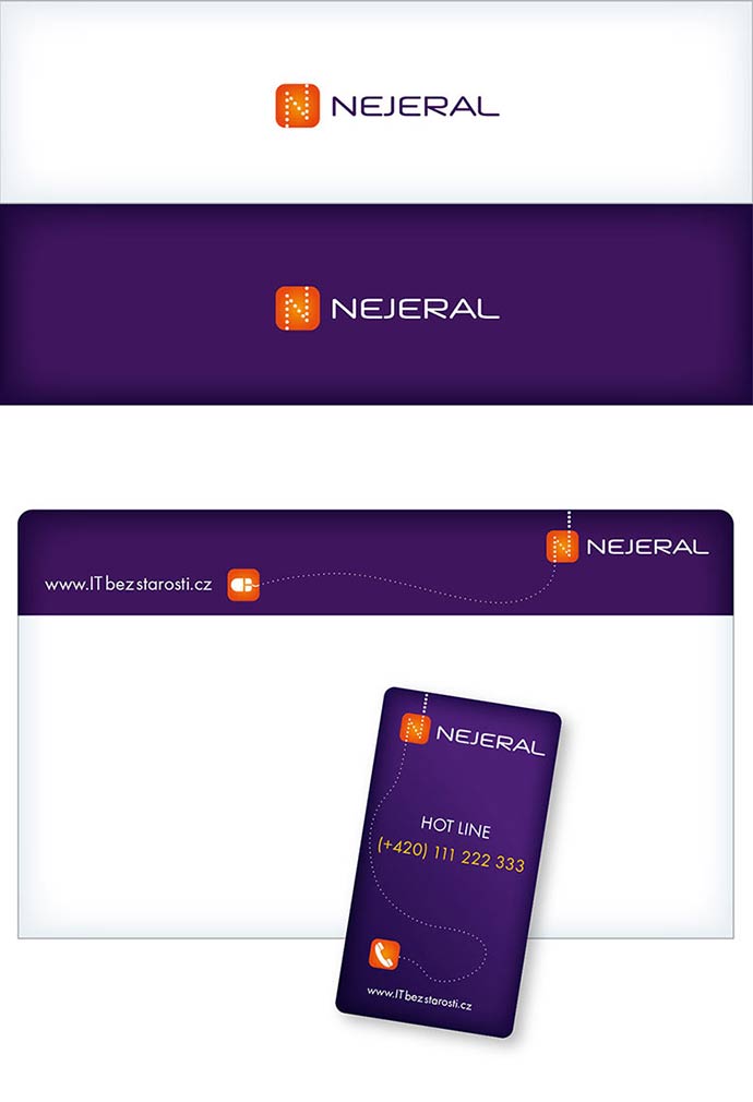 design viuzuálního stylu Nejeral