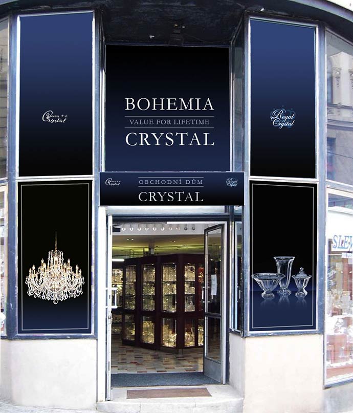 design vstupu do prodejny