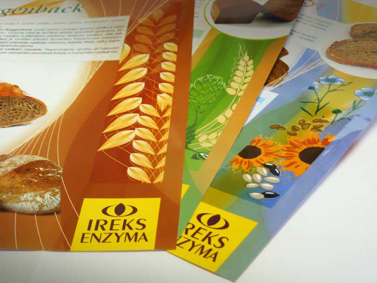 Design tiskovin pro firmu IREKS_1