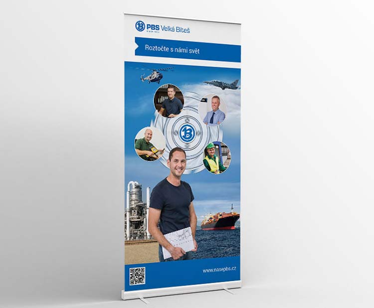 design personální kampaně pro PBS 