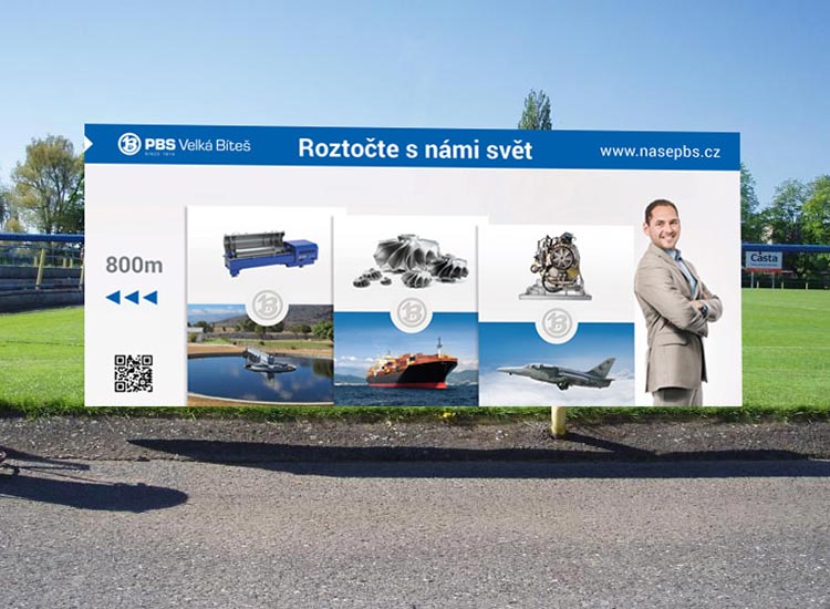 design personální kampaně pro PBS 