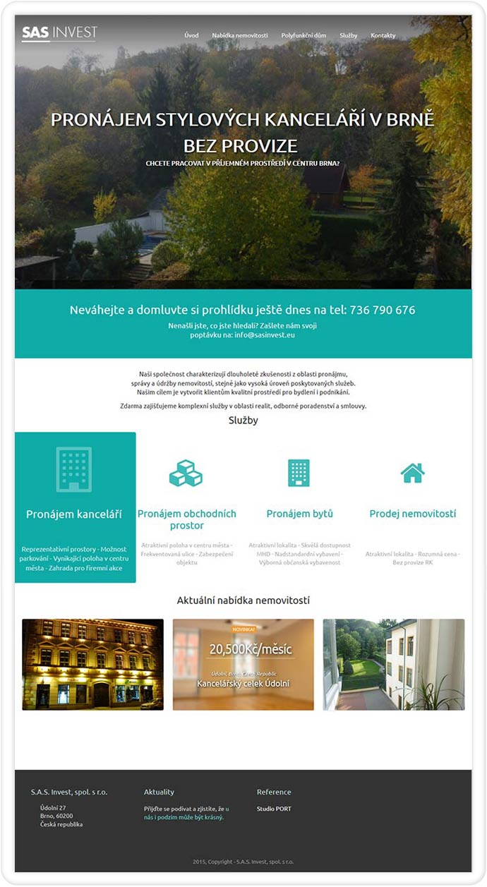 webdesign pro SASinvest