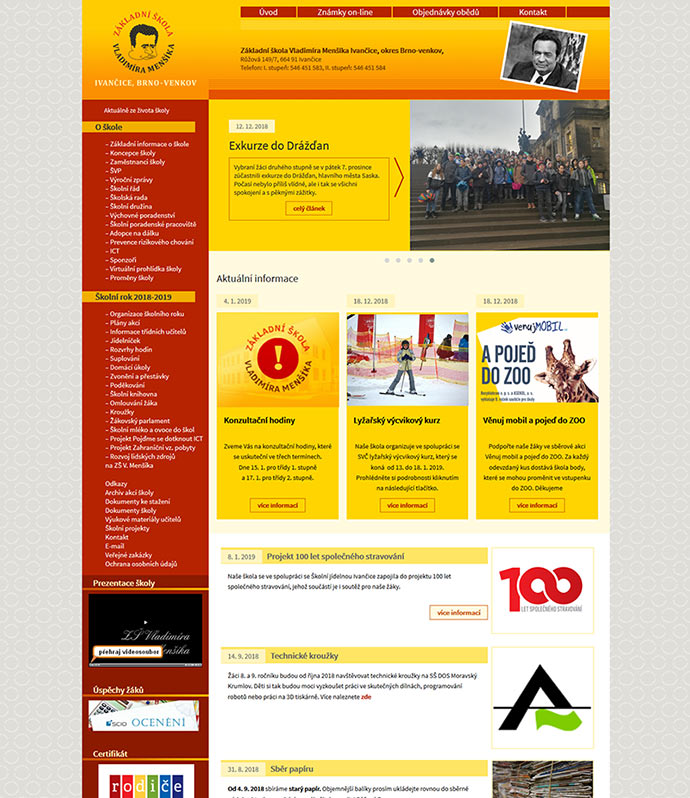 redesign webu pro ZŠ VLADIMÍRA MENŠÍKA - 2