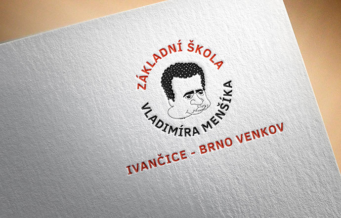 design loga ZŠ VLADIMÍRA MENŠÍKA